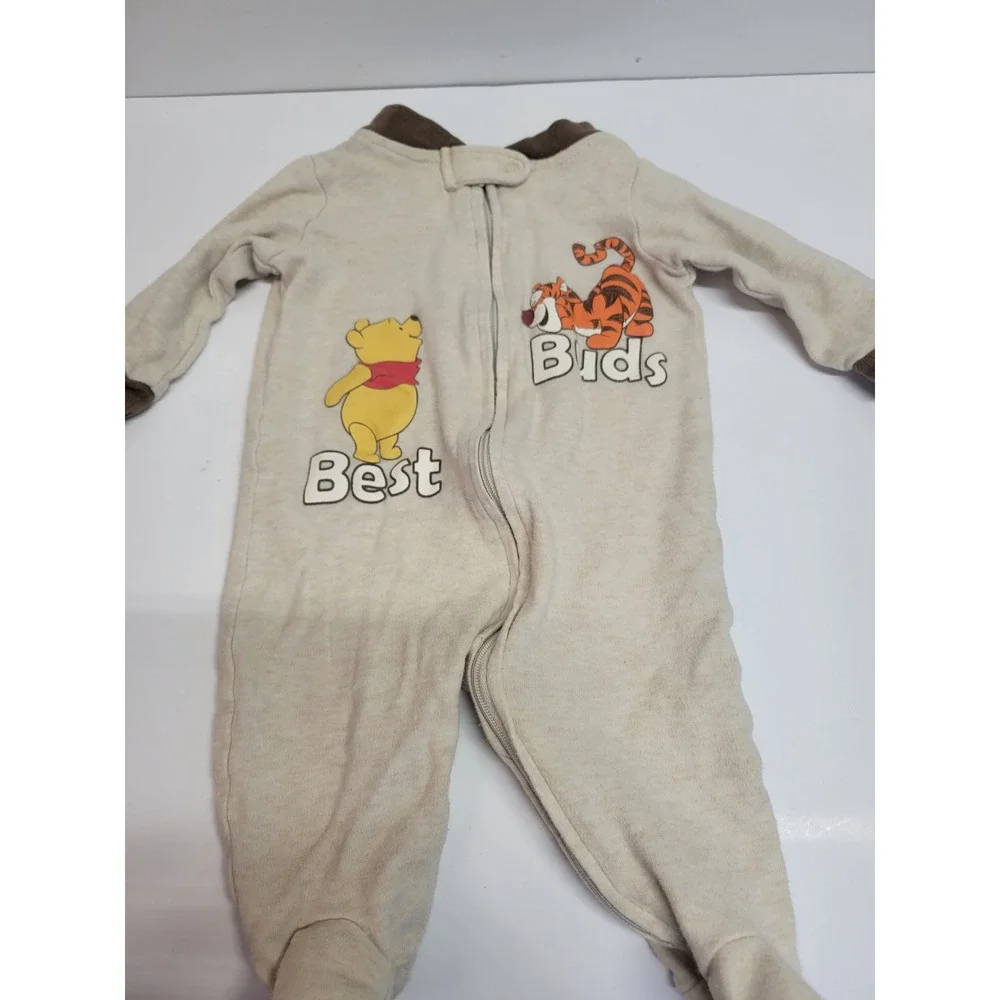 Disney Baby‎ Winnie the Pooh Tigger Footed Pajamas 0-3M Sleeper